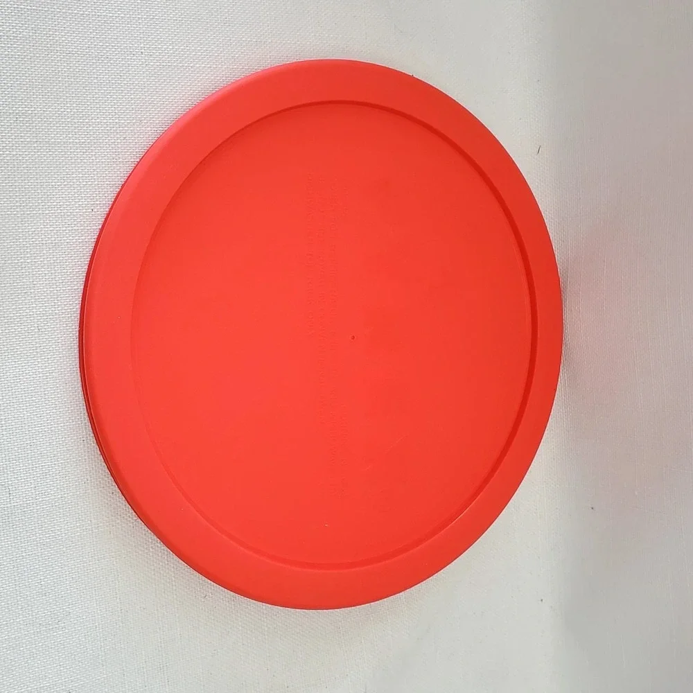 Vintage Pyrex Red Plastic Lid 7402-PC Fridge Freezer Cover‎ Lid Only